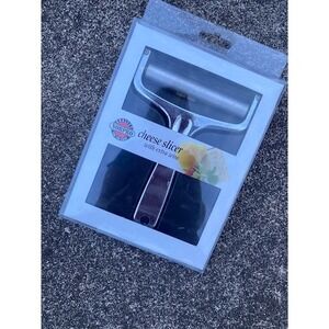 Norpro Heavy Duty Adjustable Cheese Slicer with Extra Wire Silver Kitchen Tool